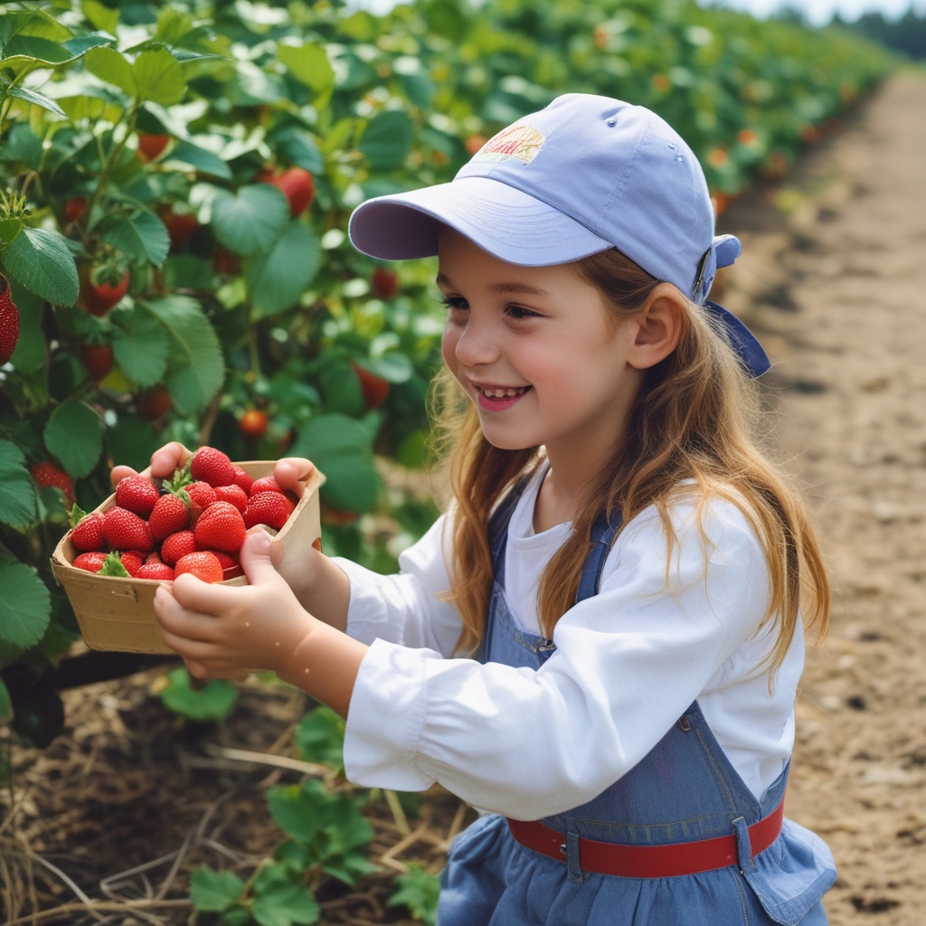Enjoy the fun of picking strawberries at our farm